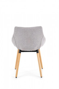SCAUN DINING K226 GRI DESCHIS/NATURAL STIL SCANDINAV HALMAR - Img 3