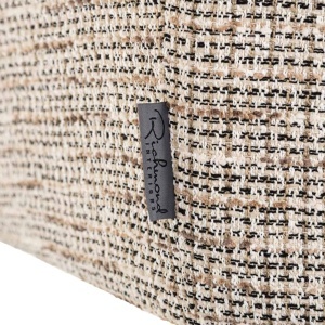 SCAUN DINING ROTATIV LISONNE, REALIZAT DIN METAL SI TEXTIL, CULOARE CREM, DESIGN DEOSEBIT, RICHMOND INTERIORS - Img 7