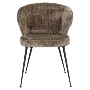 SCAUN DINING XANDRA STONE CHENILLE NIAGARA 104, S4724, CONFECTIONAT DIN 100% POLIESTER SPUMA SI METAL, RICHMOND INTERIORS - Img 3