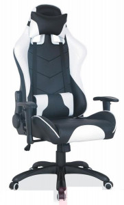 SCAUN GAMING Q-109 NEGRU-ALB