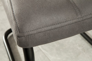 SCAUN GRI VINTAGE MODENA DESIGN MODERN - Img 5