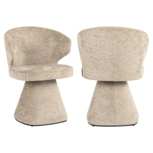 SCAUN LIVING GATSBI DESERT FUSION 109, S4748, CONFECTIONAT DIN 100% POLIESTER, SPUMA SI METAL, RICHMOND INTERIORS - Img 1
