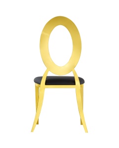 SCAUN PENTRU PROIECTE B2B, GLAMOUR TAP, AURIU/NEGRU, DIN METAL SI PIELE ECO, PENTRU UZ COMERCIAL, ARTIM GROUP SELECTION - Img 3