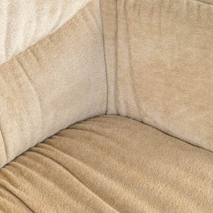 SCAUN ROTATIV CHASE, DIN METAL, LEMN SI TEXTIL, DE CULOARE CARAMIZIU, DESIGN MODERN - Img 8