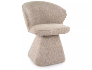 SCAUN ROTATIV, NAGO NOELLE, BEJ 30/NEGRU, TAPITERIE DIN TEXTIL, STIL MODERN