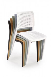SCAUN TERASA K514, ALBASTRU DESCHIS, DIN POLIPROPILENA , STIL MODERN, SUPRAPOZABIL - Img 8