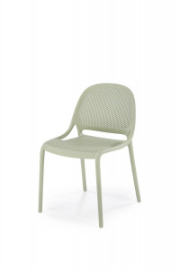 SCAUN TERASA, K532, VERDE MENTA, DIN POLIPROPILENA, STIL MODERN, SUPRAPOZABIL