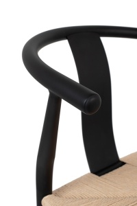 SCAUN WISHBONE, DIN LEMN SI FIBRE NATURALE, MODEL DEOSEBIT, STIL MODERN - Img 4