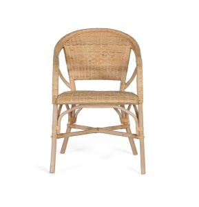 SET 2 FOTOLII DE RELAXARE ORIAK 55CM, REALIZAT DIN BAMBUS SI RATAN, CULOARE NATUR, GINER Y COLOMER