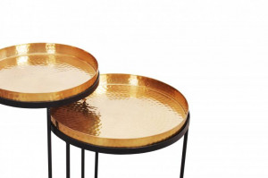 SET 2 MASUTE DE CAFEA, ELEMENTS, DIN METAL, COD 42728, DESIGN INDUSTRIAL - Img 2