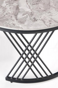 SET 2 MASUTE DE CAFEA FLAMINGO, EFECT DE MARMURA GRI/NEGRU, DIN MARMURA SI METAL, STIL MODERN - Img 6