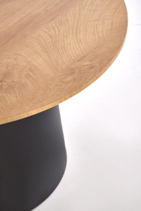 SET 2 MASUTE DE CAFEA MALOMI, NATURAL/NEGRU, DIN MDF FURNIRUIT SI METAL, STIL MODERN - Img 3