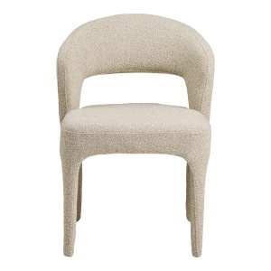 SET 2 SCAUNE BELMONT, DIN LEMN SI TEXTIL BOUCLE, CULOARE NISIPIU, HOUSE NORDIC - Img 3
