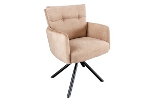 SET 2 SCAUNE, BIG GEORGE, ROTATIVE, MATERIAL TEXTIL, MICROFIBRA, CADRUL METAL, ARTIM GROUP SELECTION - Img 8