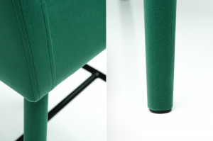 SET 2 SCAUNE DE BAR MILANO VERDE SMARALD 39418 STIL MODERN - Img 6