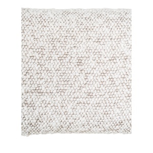 SET 2 SCAUNE DINING MELILLA, DIN METAL SI TEXTIL BOUCLE, CULOARE ALB/NEGRU, HOUSE NORDIC - Img 6