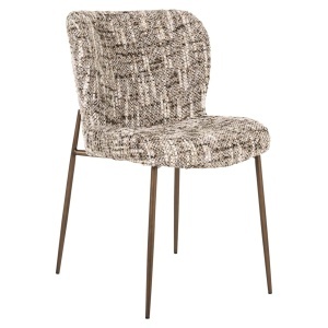 SET 2 SCAUNE DINING ODARBY, REALIZAT DIN METAL SI TEXTIL, CULOARE MARO, DESIGN DEOSEBIT, RICHMOND INTERIORS - Img 2