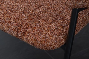 SET 2 SCAUNE, NOBLESSE, MATERIAL TEXTIL, CADRUL METAL, CULOARE MARO, ARTIM GROUP SELECTION - Img 4