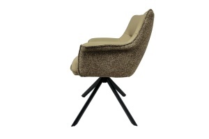 SET 2 SCAUNE ROTATIVE, LE GRAND, TAUPE, PIELE ECO SI MATERIAL TEXTIL, ARTIM GROUP SELECTION - Img 7
