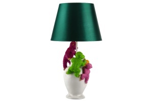 SET 2 VEIOZE, MONKEY 55CM, REALIZAT DIN POLIRASINA SI BUMBAC, CULOARE VERDE/ALB, ARTIM GROUP SELECTION - Img 3
