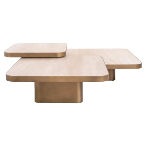 SET 3 MASUTE DE CAFEA CUMULUS, 214108, CONFECTIONATE DIN STICLA SECURIZATA, METAL SI CERAMICA, BEJ, STIL MODERN