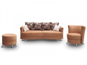 SET BETIS CANAPEA+ FOTOLIU + POUF DIVERSE NUANTE - Img 3