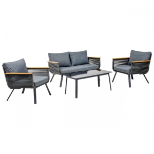 SET MOBILIER TERASA, RELAX, 4 PIESE, CANAPEA, 2 FOTOLII SI MASA, ARTIM GROUP COLLECTION