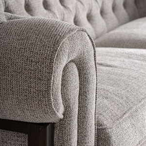 SOFA DEOSEBITA IPSWICH, CULOARE GRI, REF. 37194, CONFECTIONAT DIN TEXTIL, LEMN, STIL MODERN - Img 5