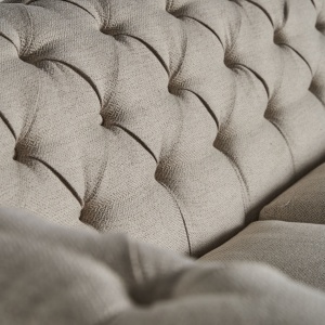 SOFA ELEGANTA BLAMONT 215CM, DIN LEMN DE BRAD SI TEXTIL- IN, DESIGN COLONIAL, VICAL HOME - Img 6