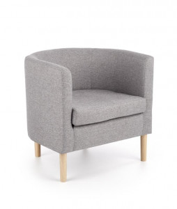 STOC 1 BUC!!!! FOTOLIU CONFORTABIL CLUBBY GRI/NATURAL, STIL MODERN, HALMAR
