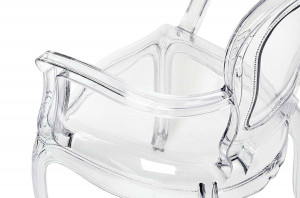 STOC 1 BUC!!! SCAUN DINING KING, TRANSPARENT, DIN POLICARBONAT, STIL MODERN - Img 7