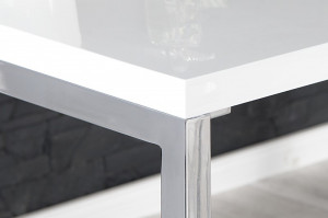 STOC!!! BIROU MODERN, 140X60, DIN MDF LUCIOS, WHITE DESK, ARTIM GROUP COLLECTION - Img 6