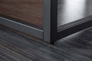 STOC !!! MASUTA DE CAFEA, SYMBIOSE 100CM, DIN CERAMICA CU EFECT DE MARMURA ALBA, DESIGN INDUSTRIAL - Img 4