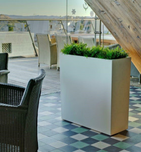 SUPORT GHIVECI ILUMINAT JUNCO 80 C STIL MODERN, CONFECTIONAT DIN POLIETILENA - Img 1