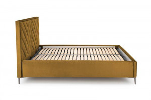 TABLIE PAT, MODULO 160, GALBEN MUSTAR, MONOLIT 48, TAPITATA IN CATIFEA
