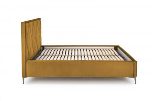 TABLIE PAT, MODULO W4 160, GALBEN MUSTAR, MONOLIT 48, TAPITATA IN CATIFEA - Img 3