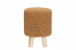 TABURET LEEDS MARO CAFENIU 38679 DESIGN RETRO-SCANDINAV - Img 6