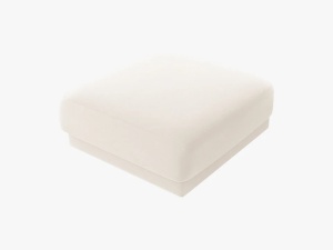 TABURET MILEY, 90 CM, BEJ DESCHIS 22, TAPITERIE DIN CATIFEA, DESIGN DEOSEBIT - Img 2