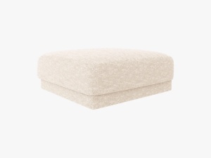 TABURET MILEY, 90 CM, BEJ DESCHIS 23, TAPITERIE CHENILLE, DESIGN DEOSEBIT