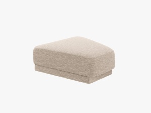 TABURET MILEY, BEJ, CU TAPITERIE DIN TEXTIL CHENILLE HAGA, MICADONI