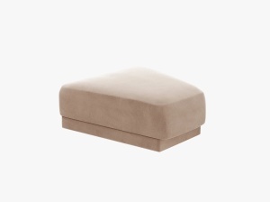 TABURET MILEY, CAPPUCCINO, CU TAPITERIE DIN CATIFEA BLUVEL, MICADONI