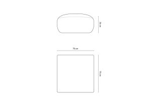 TABURET MOLINO, 75 CM, DIVERSE CULORI SI MATERIALE, DESIGN DEOSEBIT - Img 9