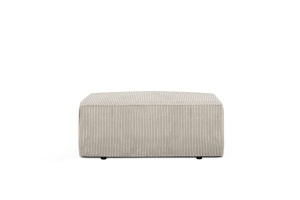 TABURET PILLOW II, GRI DESCHIS, CONFECTIONAT DIN TEXTIL, METAL SI SPUMA, STIL MODERN