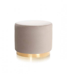 TABURET SISI, BEJ/AURIU, DESIGN MODERN
