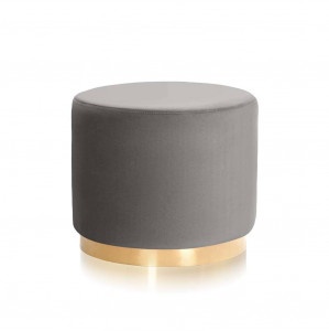 TABURET SISI, GRI/AURIU, DESIGN MODERN