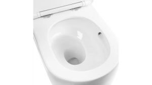 VAS DE TOALETA SUSPENDAT REA EDDY TORNADO RIMLESS FLAT N, ALB, DIN CERAMICA, CALITATE SUPERIOARA - Img 4
