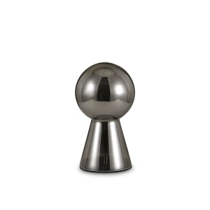VEIOZA BIRILLO TL1 SMALL, FUMURIU, DIN METAL, STIL MODERN