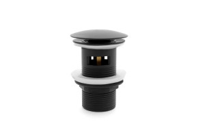 VENTIL REA, NEGRU, CLICK -CLACK, PUSH UP, CROM, CALITATE SUPERIOARA, REA - Img 2