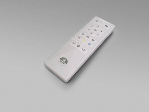 VENTILATOR SIROCO, CU TELECOMANDA, 30 CM, NICHEL SATINAT/NATURAL/OPAL, DIN METAL SI LEMN, STIL MODERN - Img 6