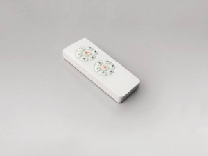 VENTILATOR VITO, CU TELECOMANDA, 40 CM, ALB MAT/OPAL, DIN METAL SI ACRIL, STIL MODERN - Img 4